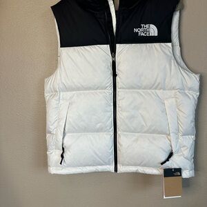 The North Face White Dune Vest